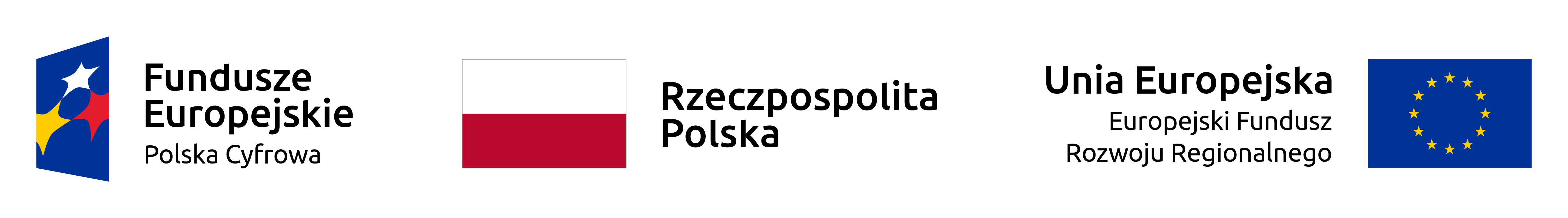 logo EU, flaga Polski